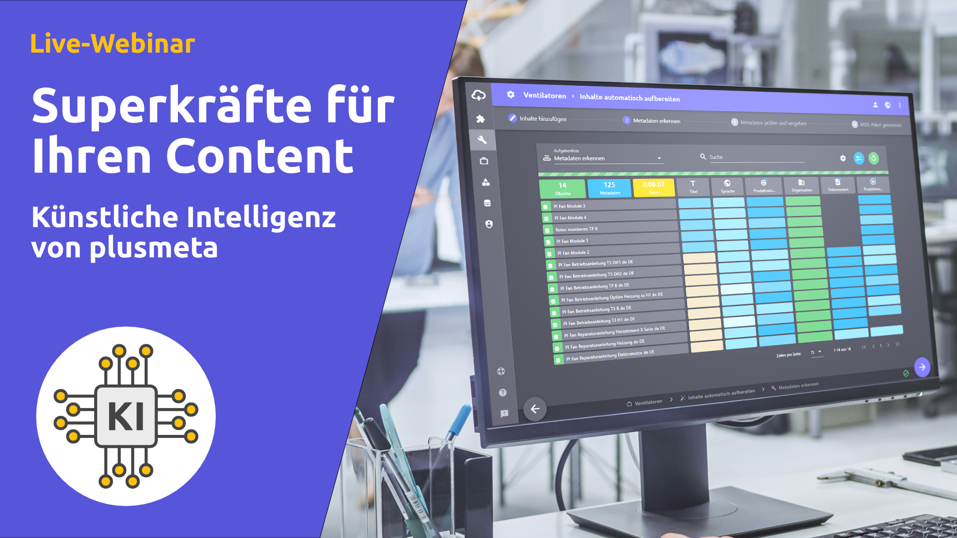 Künstliche Intelligenz von plusmeta - Superkräfte für Ihren Content